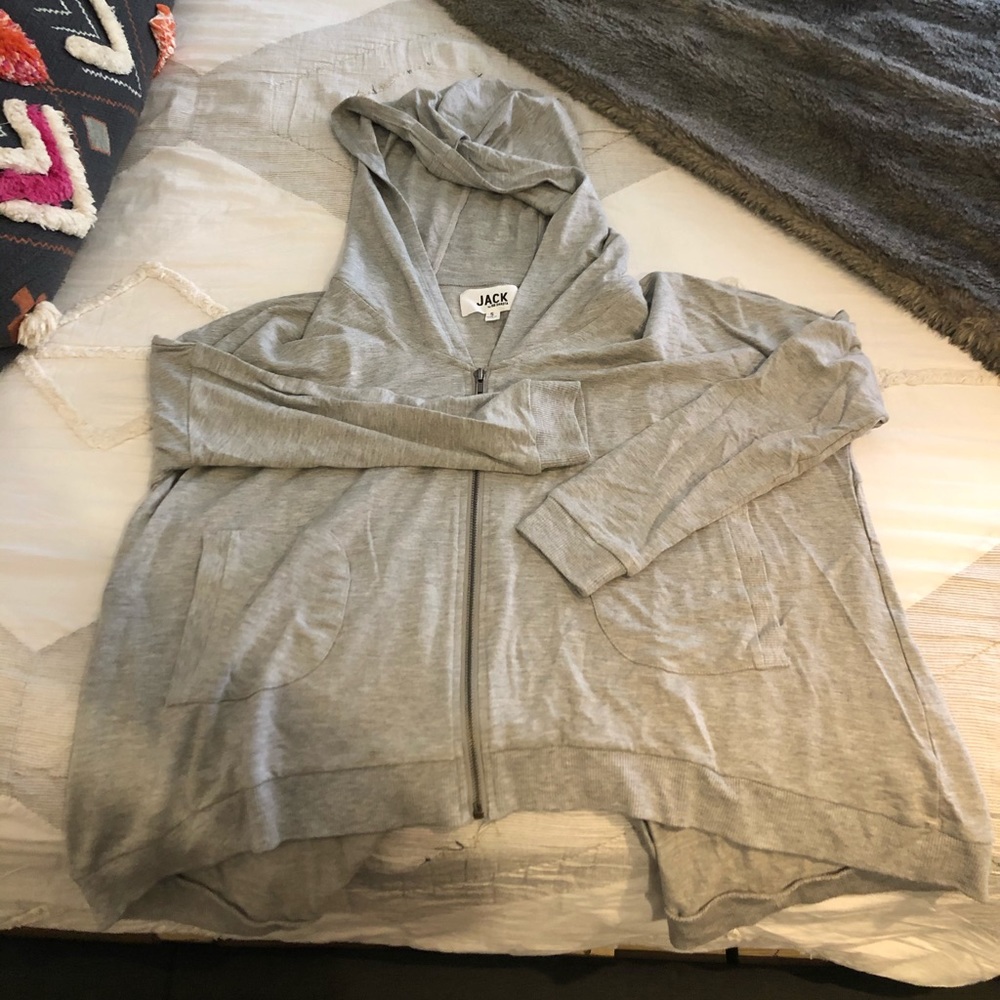 Jack by BB Dakota women’s grey zip